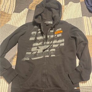 Fox Black ktm Hoodie for kids medium